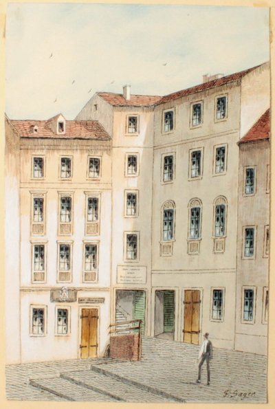 An Alley in Vienna by Franz Sager